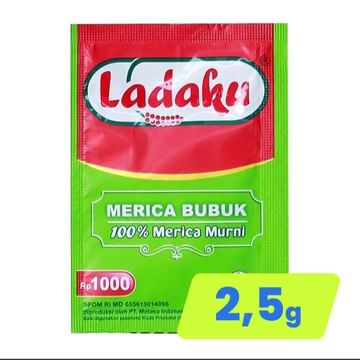 Jual Ladaku Merica Bubuk 2,5 gram | Sayurbox
