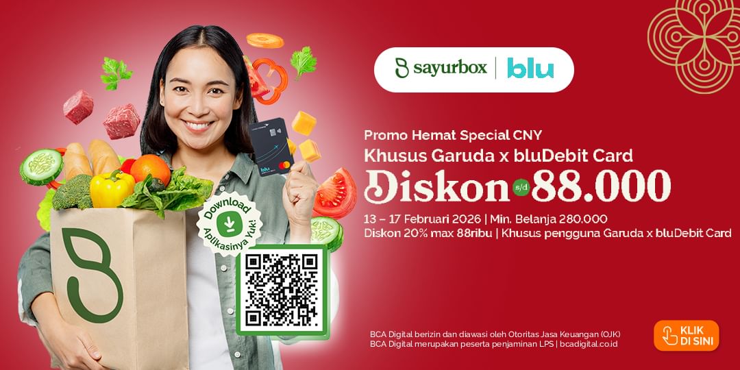Promo Spesial Chinese New Year Khusus Garud X bluDebit Card!